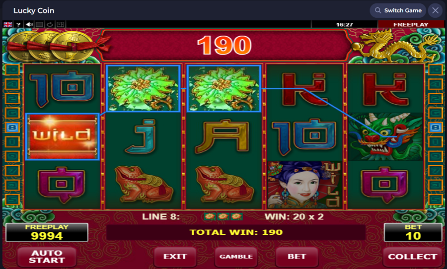 Jokabet Casino lucky coin